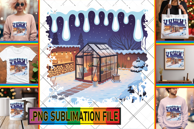 RADIANT TSHIRT Art PNG, Winter example image 1