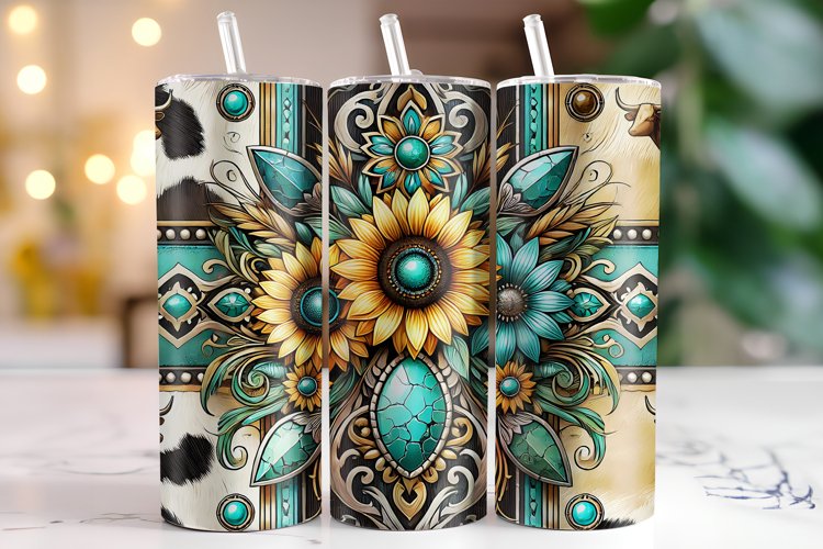 Sunflowers Tumbler Wrap | Sublimation | Tumblers