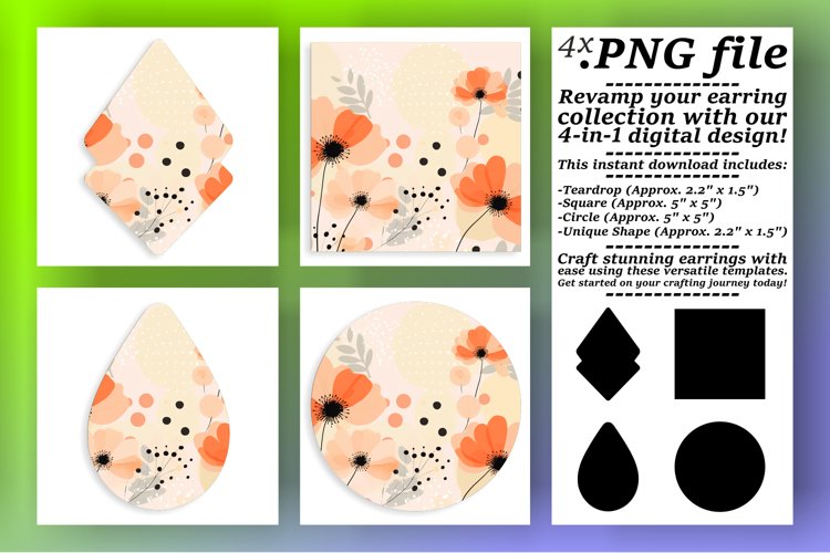 Boho Blossoms Everywhere: Sublimation Creations example image 1