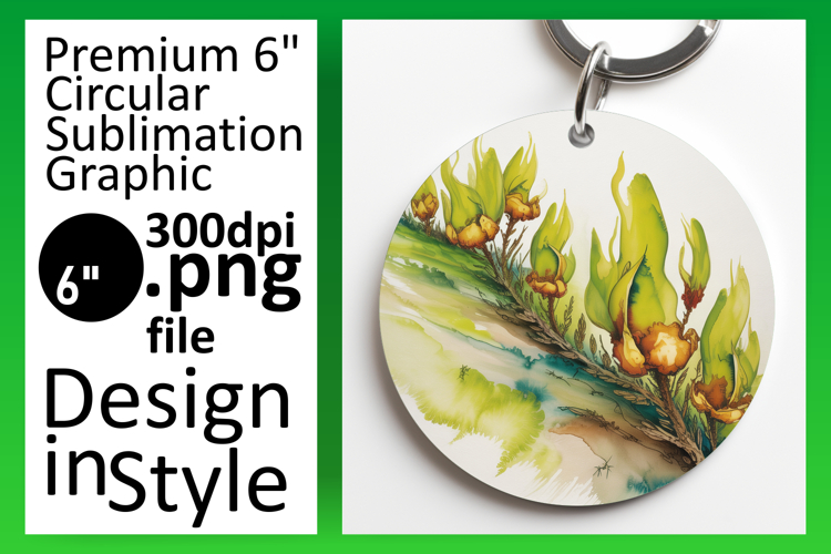 Trendy Round Design for Car Coasters , Flowers