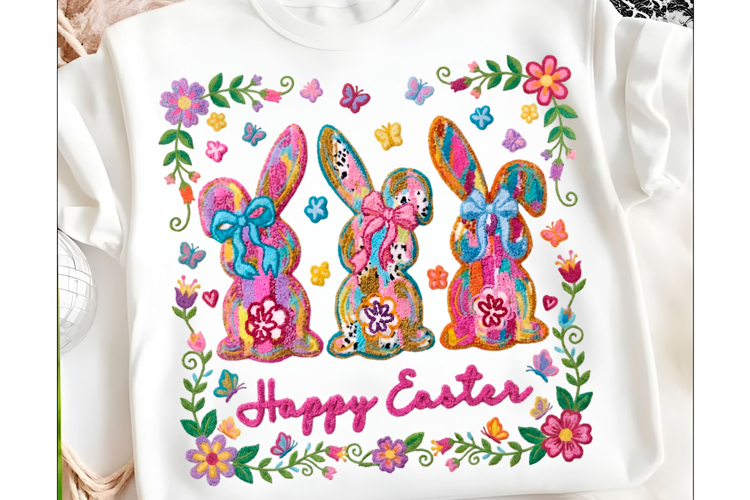 Bunny Embroidery Image 13