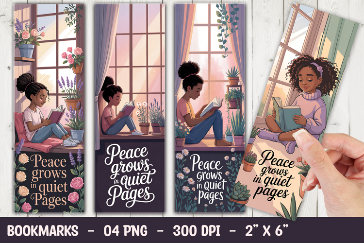 Window Reading Bookmark Sublimation
