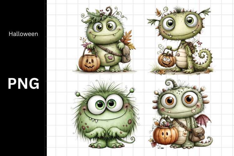 Halloween PNG, Monster PNG, Fall PNG
