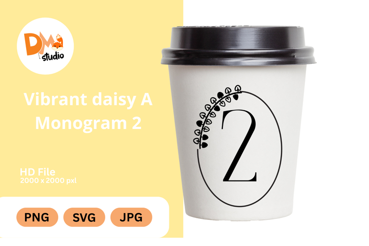Daisy Monogram Svg Image 10