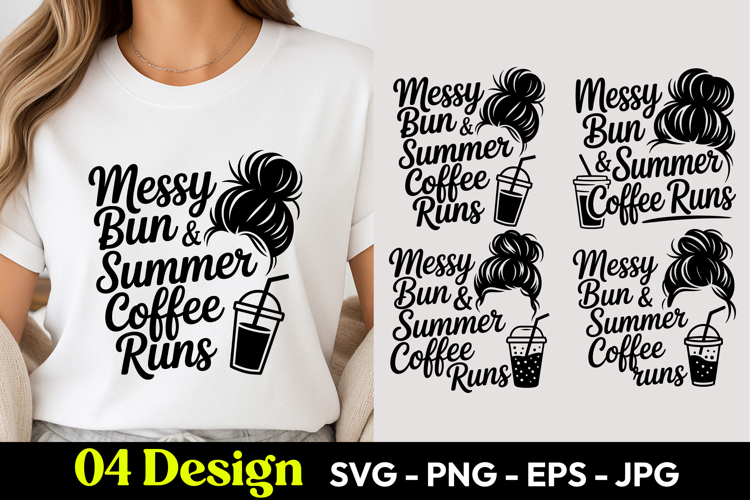 Messy Bun PNG Image 6