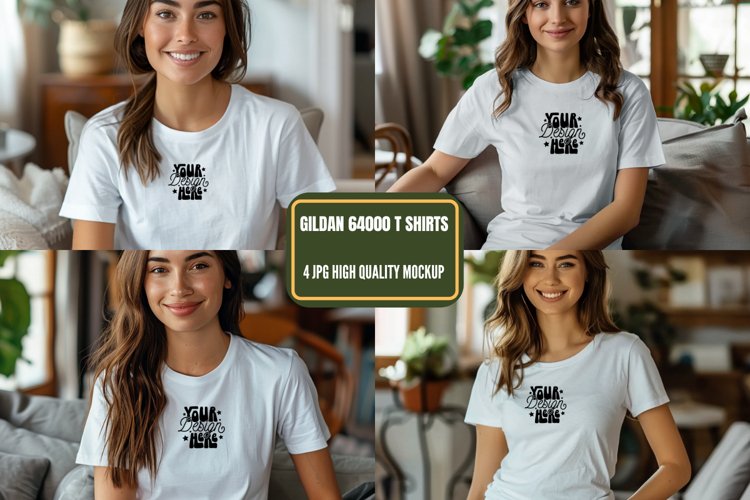 White Tshirt Mockup Image 2