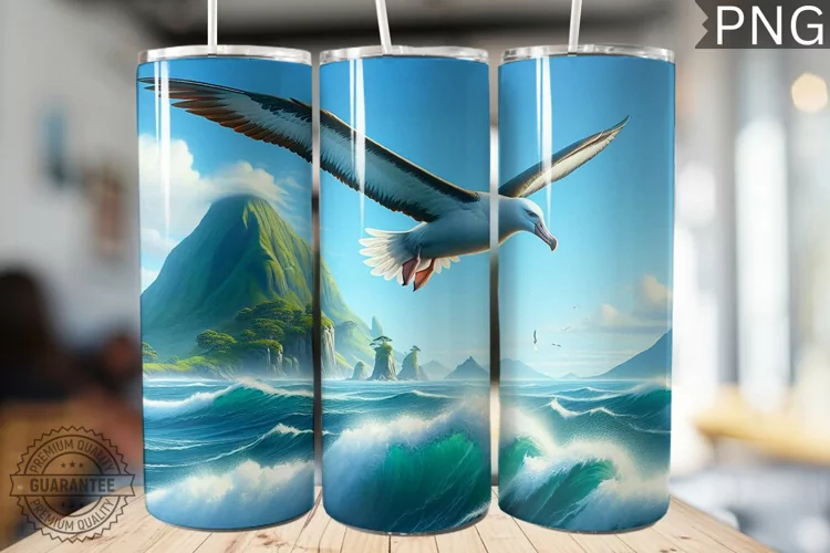 Albatross Tumbler Wrap - Albatross Tumbler Design