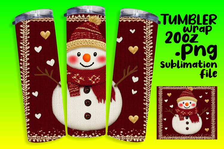 Christmas Tumbler Wrap Image 10