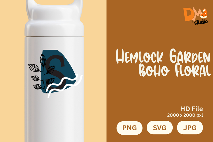 Boho Floral Svg Image 6