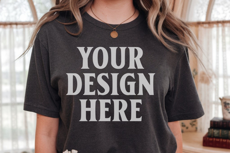 Comfort Colors 1717 Pepper T-Shirt Mockup