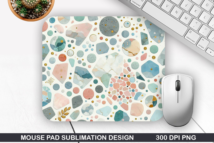 Mouse Pad Sublimation, Spring Mouse Pad PNG Design