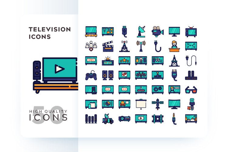 TELEVISION ICON example image 1