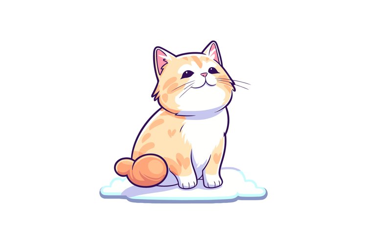 Cat Vector Image 12
