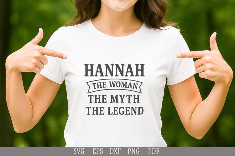 Hannah Personalized SVG Design for T-Shirts, Mugs, and Gifts