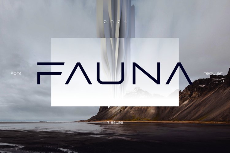 Fauna Futuristic Font 5 styles example image 1