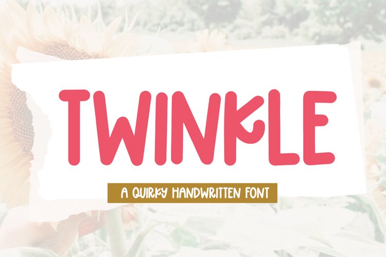 Twinkle - A Cute Handwritten Font example image 1