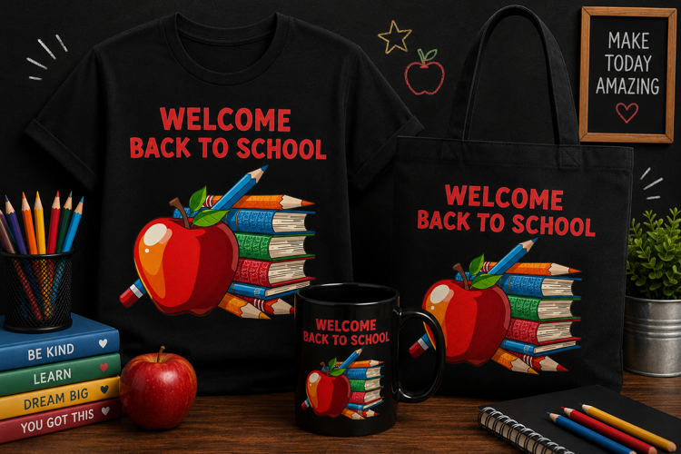 Welcome Back to School PNG | Apple Books Pencil Design