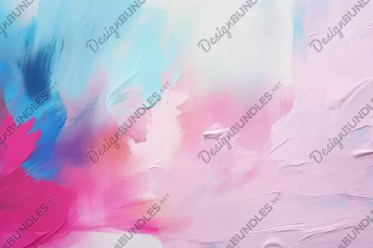 Drawing Oil Painting Vibrant And Textured Abstract
