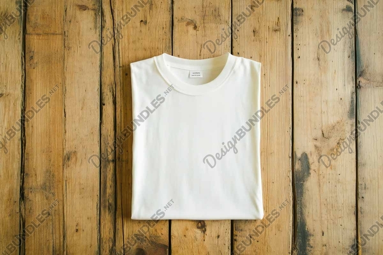 White Tshirt Mockup Image 12