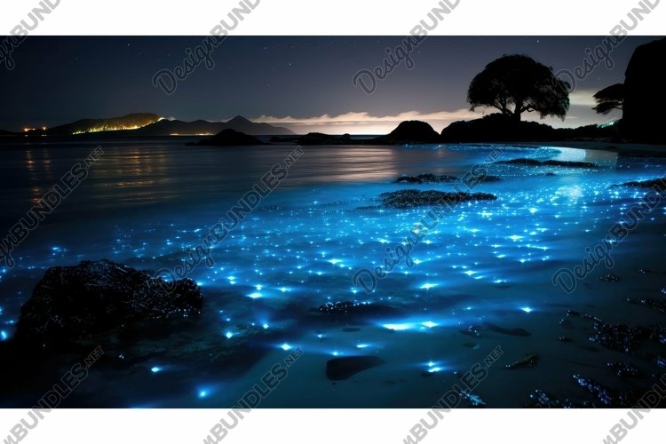 natural light blue lights example image 1