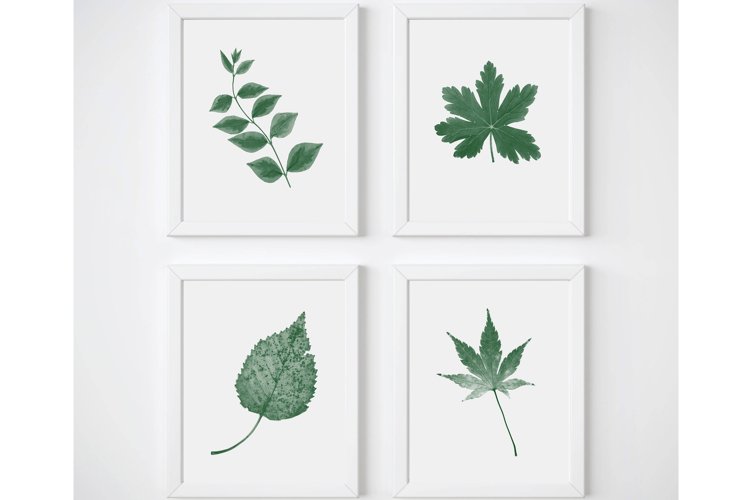 Botanical Print Set, Living Room Wall Art, Plant Wall Art