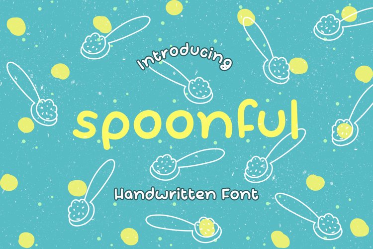 Spoonful - A Cute Handwritten Font example image 1