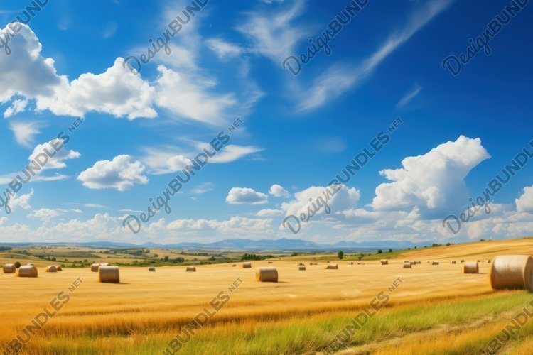 Wheat Field Background Wallpaper
