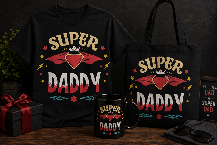 Super Dad PNG | Superhero Father’s Day Vintage Design