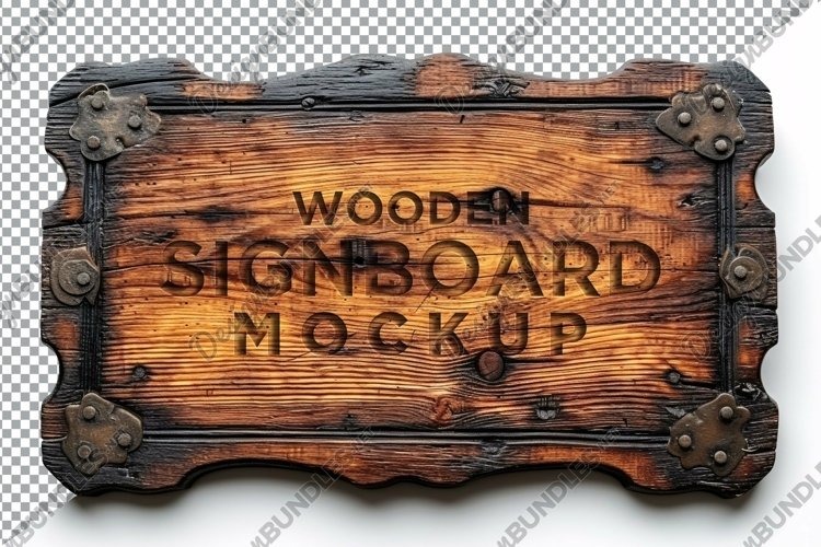 Wooden Sign Clipart Image 5