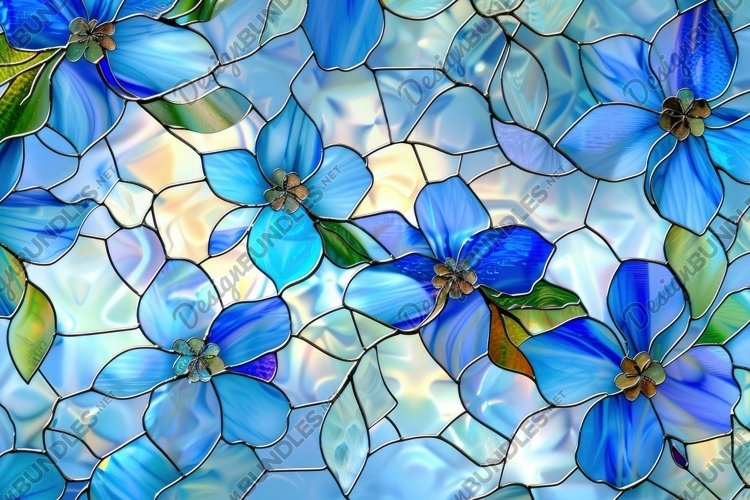 Stained Glass Texture Image 14