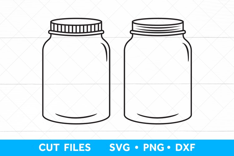 Mason Jar SVG file, Mason Jar Printable