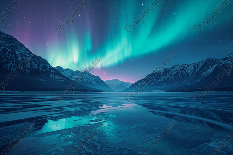 Aurora Borealis Background example image 1