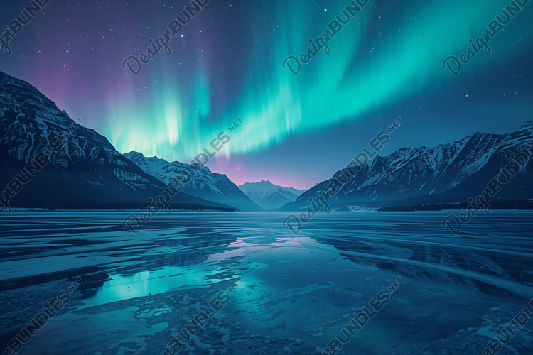 Aurora Borealis Background