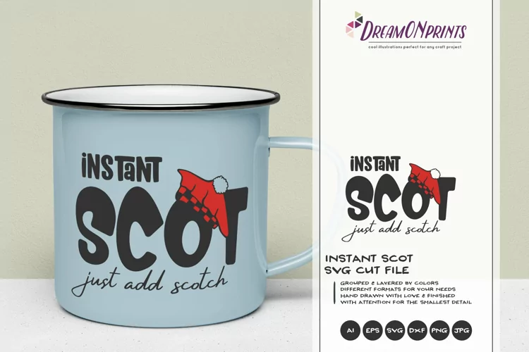 Scottish Gnome SVG | Instant Scot Just Add Scotch