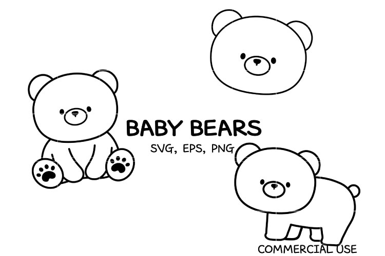 Baby Bear SVGs Image 3
