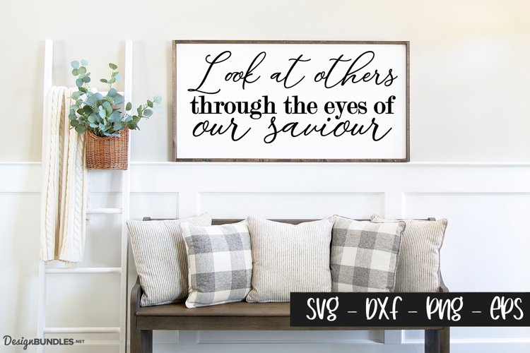 Eyes of our saviour - Christian SVG File