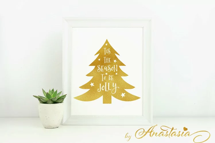 Tis the season to be jolly SVG Cutting File - Christmas Quotes