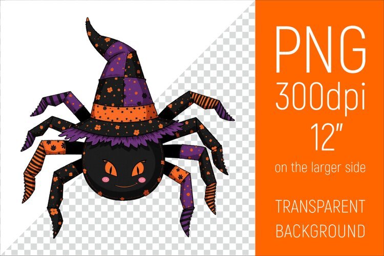 Halloween Spider Clipart | Halloween Party Design example image 1