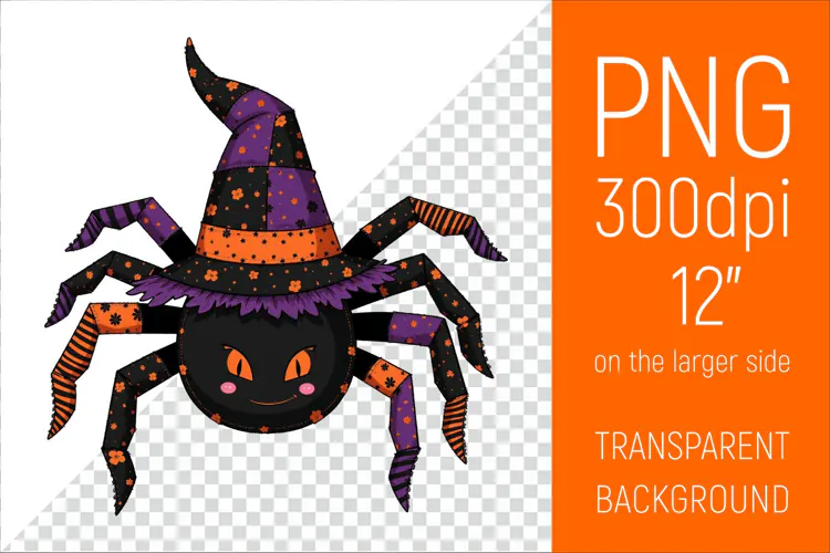 Halloween Spider Clipart | Halloween Party Design