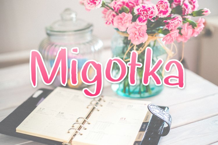 Migotka Font example image 1