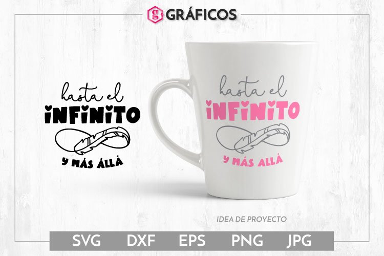 Hasta el infinito y más allá SVG - San Valentin -Decoración example image 1