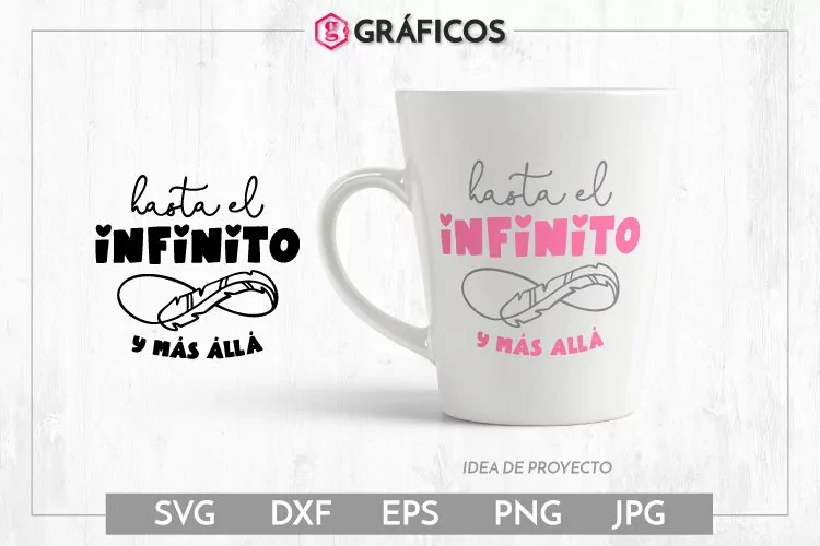 Hasta el infinito y más allá SVG - San Valentin -Decoración