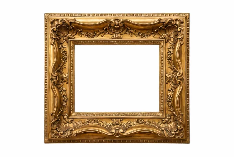 Classic Frame in vintage style PNG file transparent