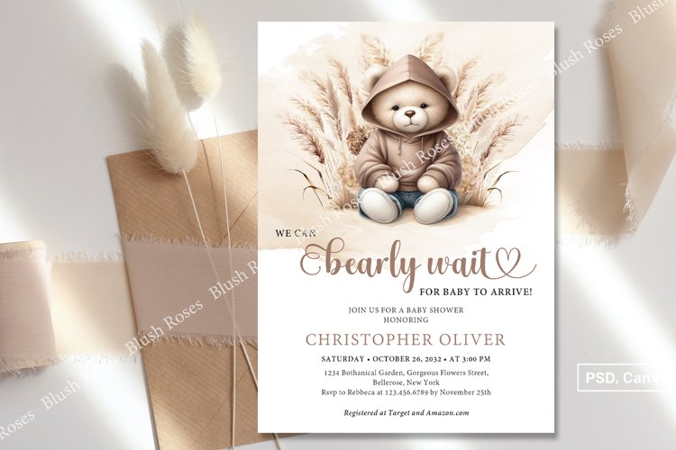 Teddy Bear Invitation Template Image 19