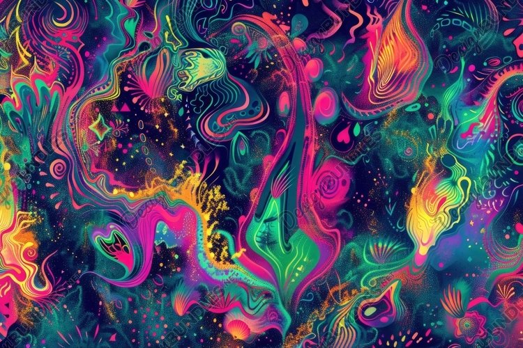 Psychedelic Background Image 16