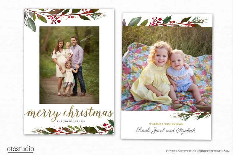 Christmas Card Template for Photographers CC190 example image 1