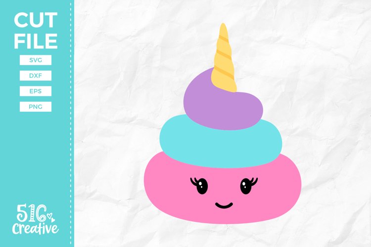 Unicorn SVG Unicorn Poo SVG Cut File Instant Download Cutting File svg dxf eps png Commercial Use