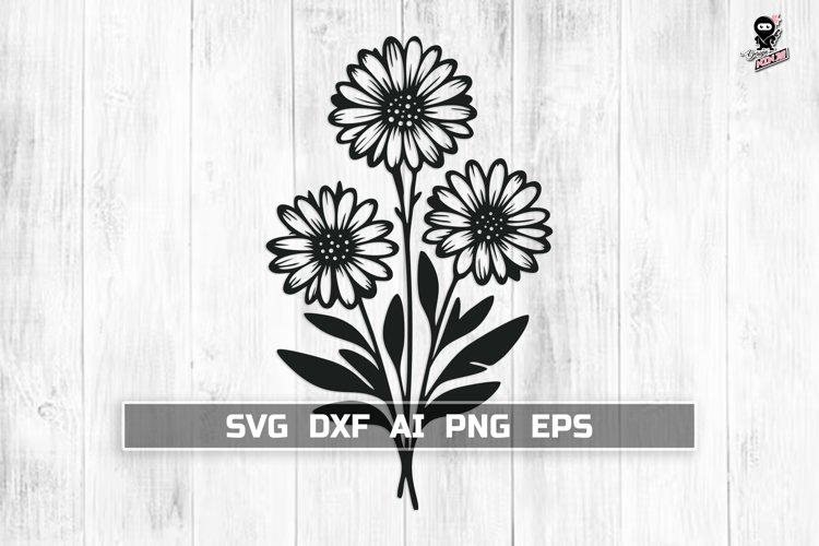 Dandelions SVG, Flowers Bundle Cut File example image 1