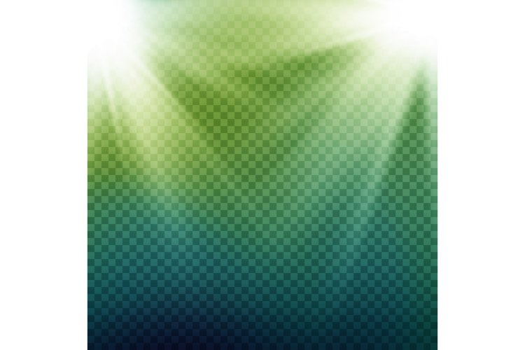 Light Beam Rays Vector. Light Effect Vector