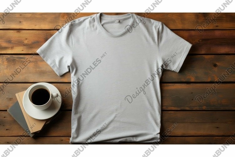 Grey Basic Cotton T-shirt